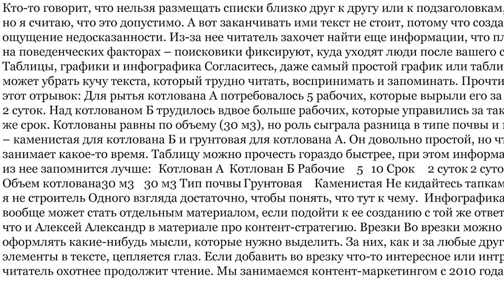 Подробнее о статье Гайд по визуальному оформлению текста